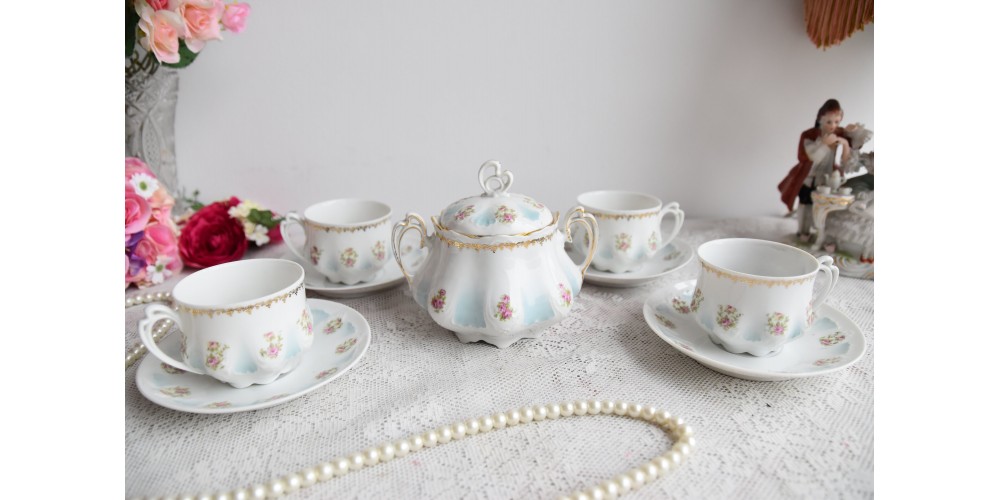 Vintage porcelain tea set MZ Austria