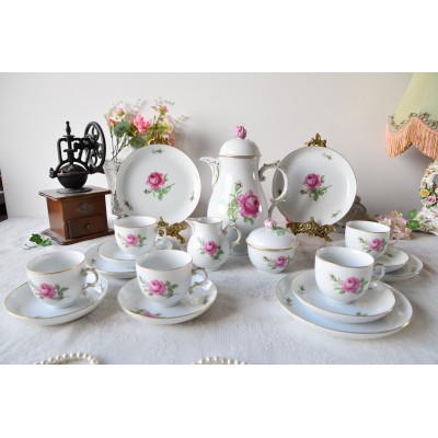 Furstenberg porcelain floral tea set