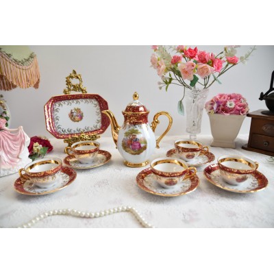 Bavaria vintage porcelain Mocca set